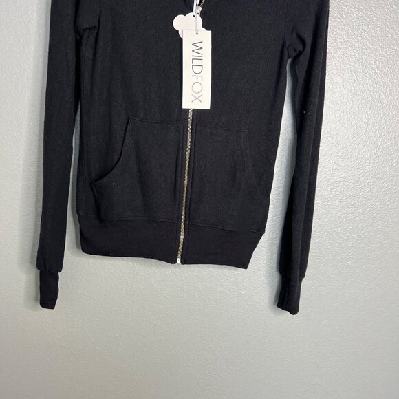 Wildfox Black Zip-Up Hoodie - Picture 6 of 9
